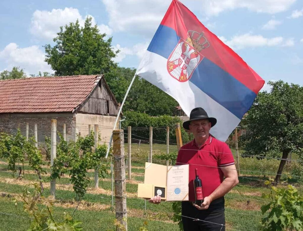 Вино мерлот Зорана Малбашаћа награђено сребром на Међународном сајму пољопривреде